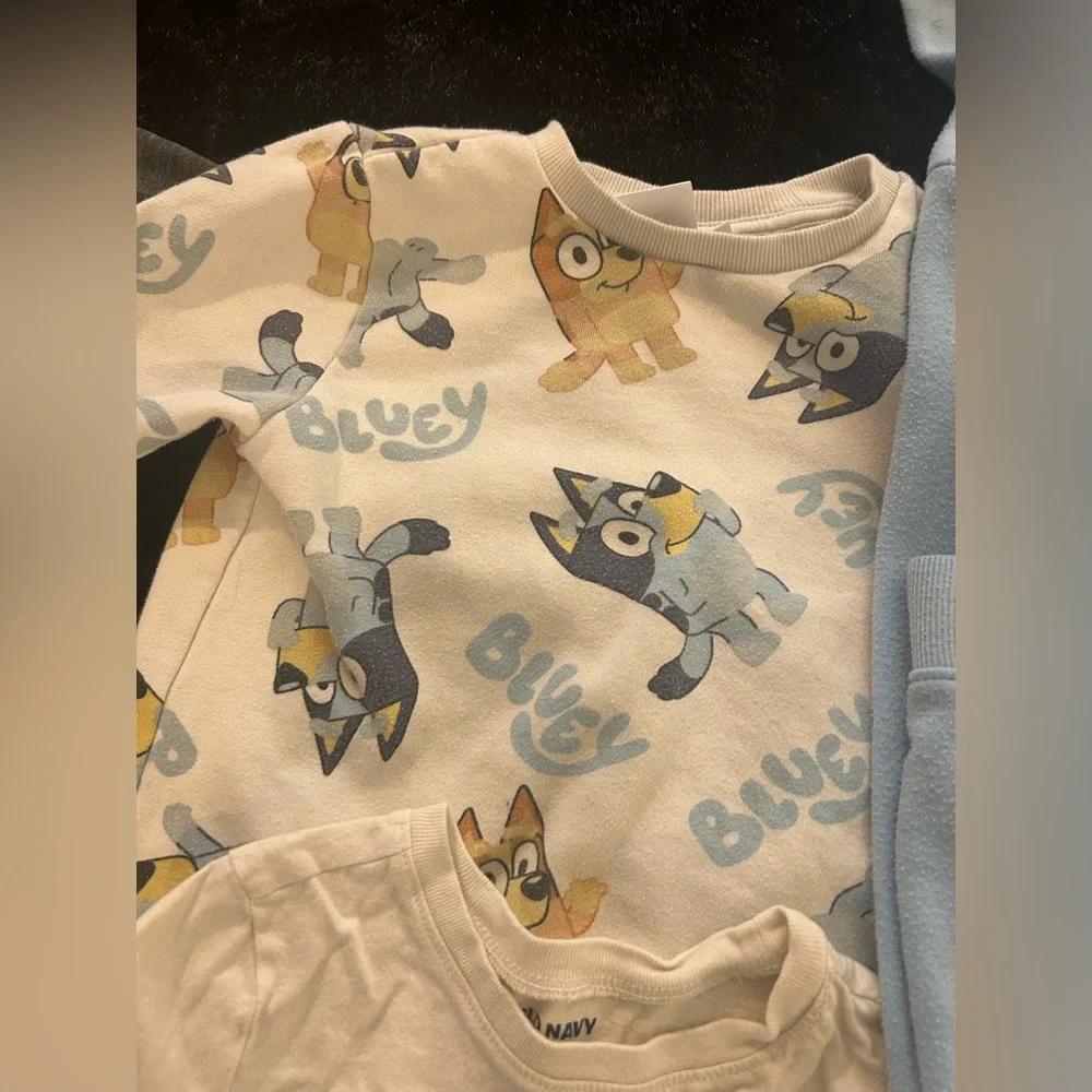 Toddler Boys Bluey Paw Patrol Clothing Lot Size 4T Playwear